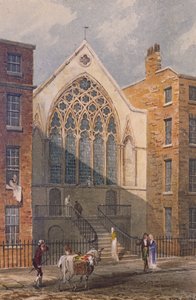 Vista de la Capilla de Ely, 1815 de John Preston Neale